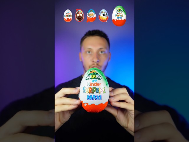 KINDER SURPRISE MUKBANG #asmr #kinder #surprise