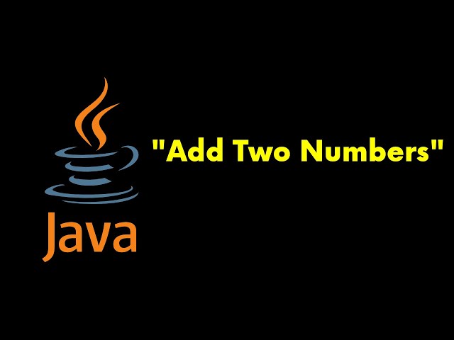 Add two numbers in Java (with user input)
