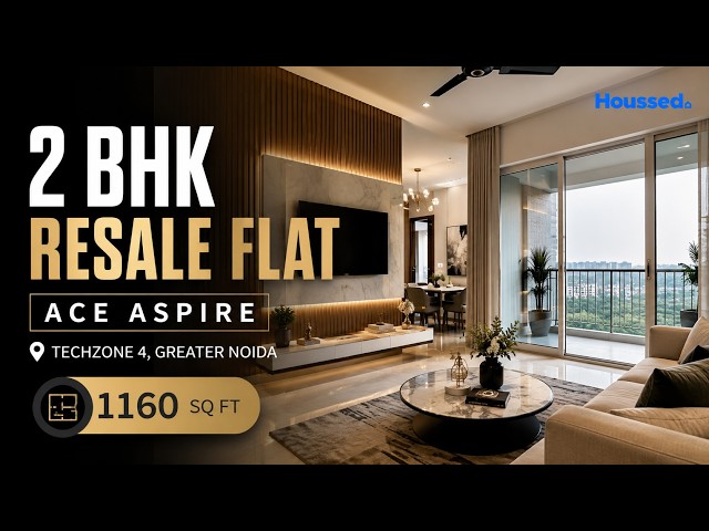2 BHK Resale Flat in Techzone 4, Greater Noida | Ace Aspire | 1160 Sq Ft | Semi-Furnished