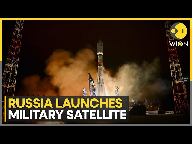 Russia Launches Soyuz Rocket Carrying Military Satellite Into Orbit | WION