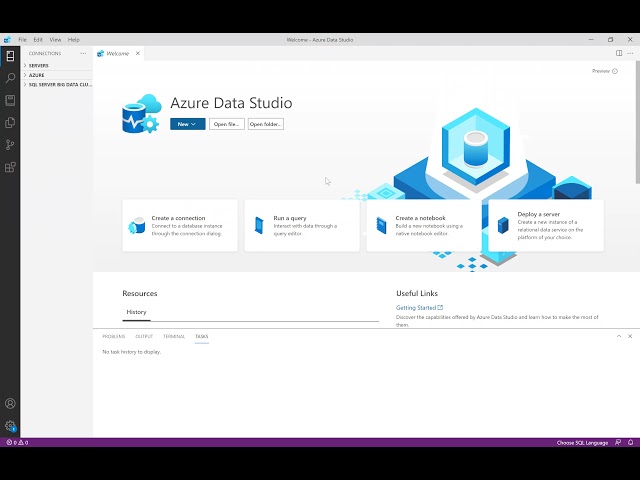 Crear Nueva Conexión en Azure Data Studio desde Windows