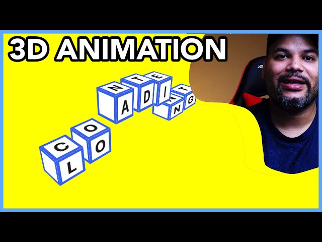 CSS 3D Animation Loading Screen | Beginner Friendly | Web Developer