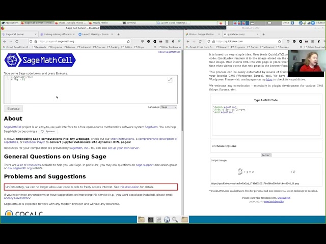 Crash Course Solving Differential Equations with Sage