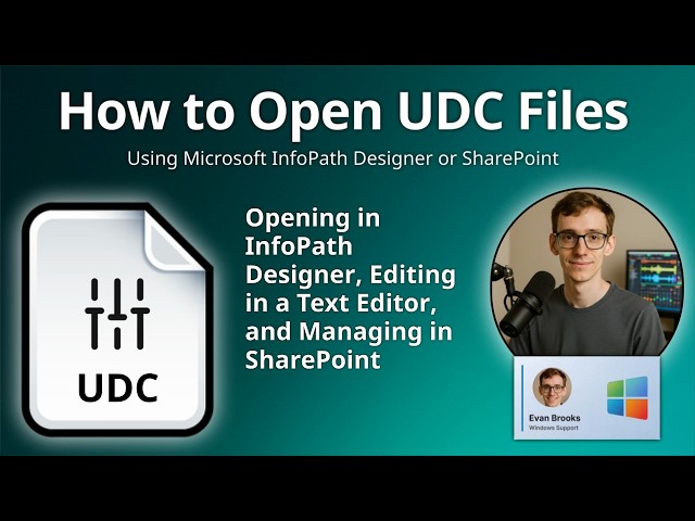 How to Open UDC Files (Microsoft Universal Data Connection)