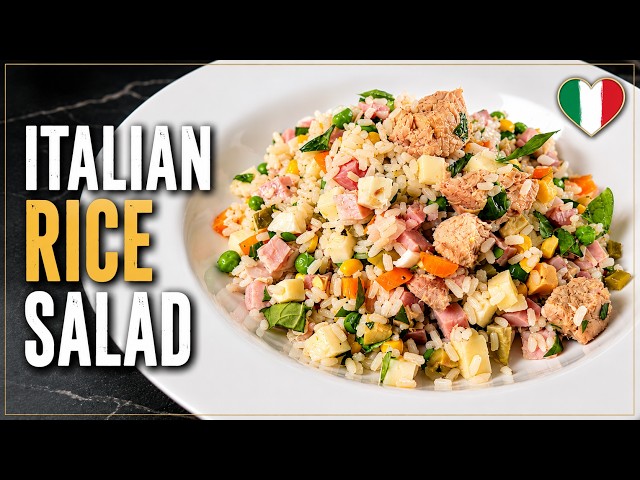 Authentic Italian Rice Salad 🇮🇹 | Traditional Insalata di Riso | Fresh Summer Recipe