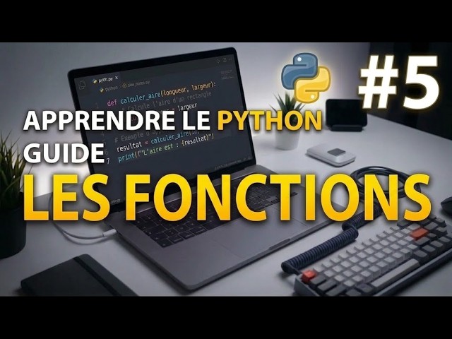 Apprendre les Fonctions en Python : Du débutant à l'expert en 10 min ! (Cours Débutant #5)
