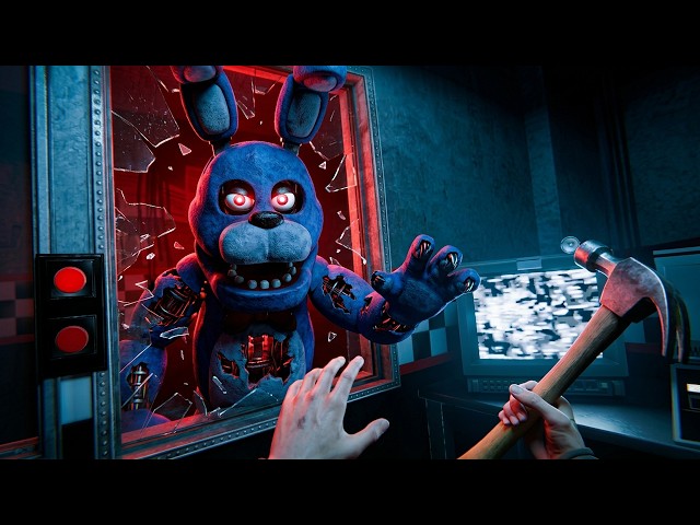 Animatrónicos asustan al guardia en BONELAB FNAF Coop Mod Bonelab Mimic regresa VR