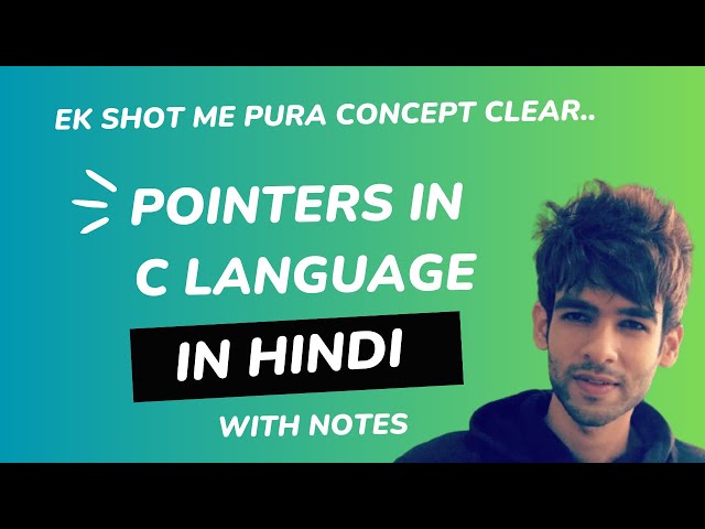 Pointers in C Language: C Language Tutorial For Beginners in Hindi | Codzify Tutorials