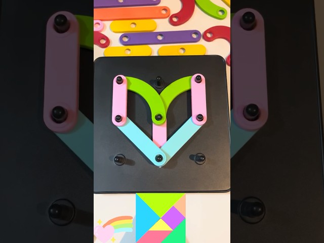 Educational learning for Kids Shape Heart #kids #learning #shape #education #trend #diy #viral #baby