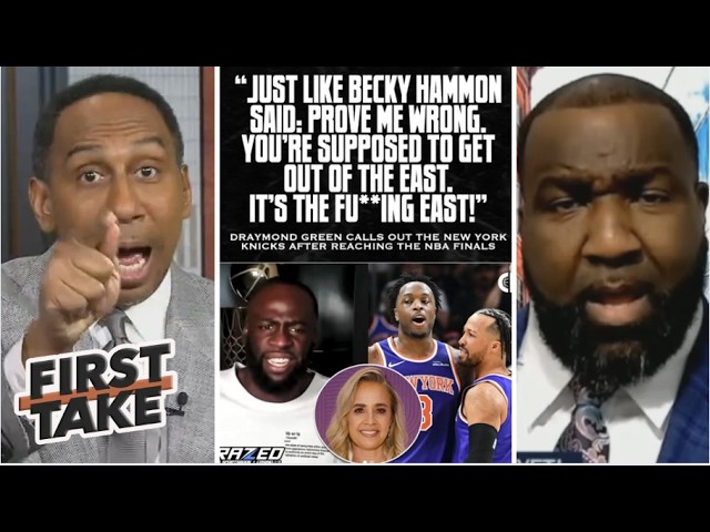FIRST TAKE | Stephen A. reacts to Draymond Green sounds off on Brunson & the Eastern Conference
