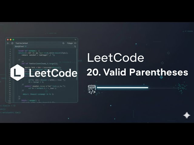 LeetCode 20 Valid Parentheses | Easy Stack Problem Solution in C++