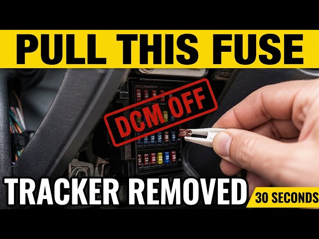 How Smart Owners Are Pulling Trackers From Lexus, Land Cruiser, and 4Runner (The 5-Amp Pull)