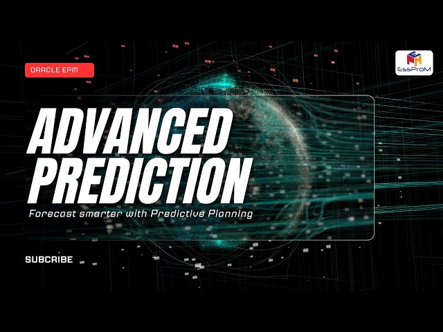 Oracle EPM Advanced Prediction Explained | Predictive Planning in Action #essprom #epm #oracle