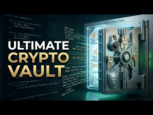 Build a Secure CryptoVault in ONE Java Class