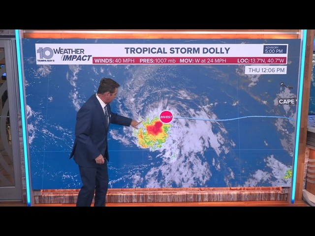 Tropical Storm Dolly forms in the Atlantic, NHC says | See latest track