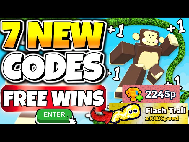 *NEW* ALL WORKING CODES FOR +1 SPEED MONKEY ESCAPE AUGUST 2026 | ROBLOX 1 SPEED MONKEY ESCAPE CODES
