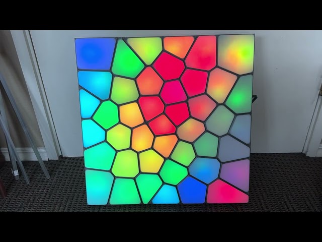 3D-Printed Voronoi Light Sculpture