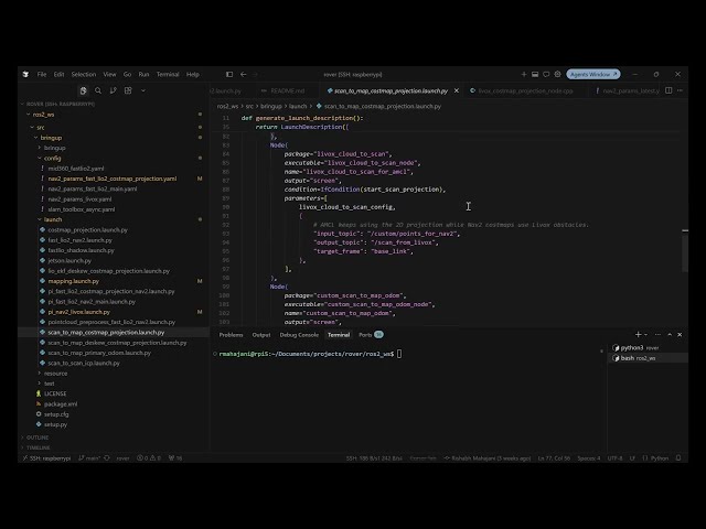 Rover Scan-to-Map Implementation - Part 5