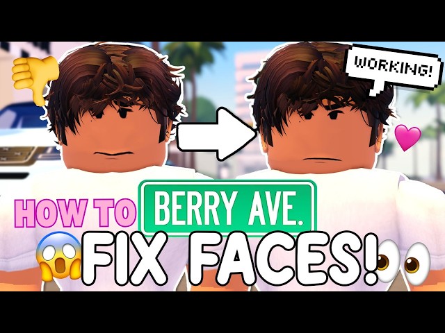 WORKING!! HOW TO FIX MALE FACES TUTORIAL IN BERRY AVENUE!