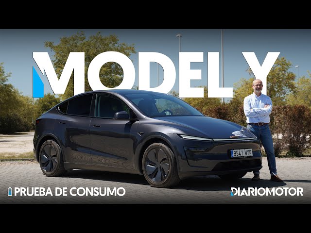 Tesla Model Y 2025 - Consumo y recarga real | Prueba | Test | Review en español | Diariomotor