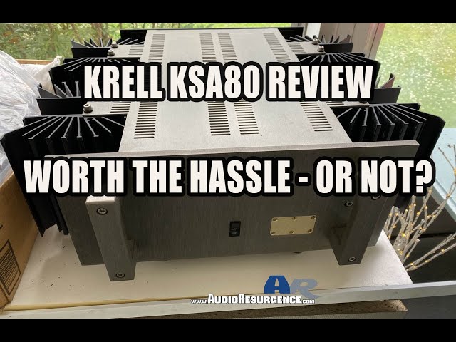 Krell KSA 80 Review - Full Class A Monster Amp - Stereotypical Krell Sound Or Something Else?