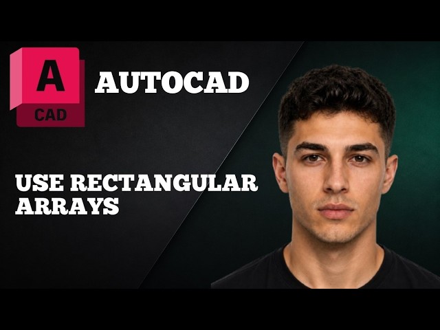 How to Use Rectangular Arrays in AutoCAD (2026 Array Command Tutorial
