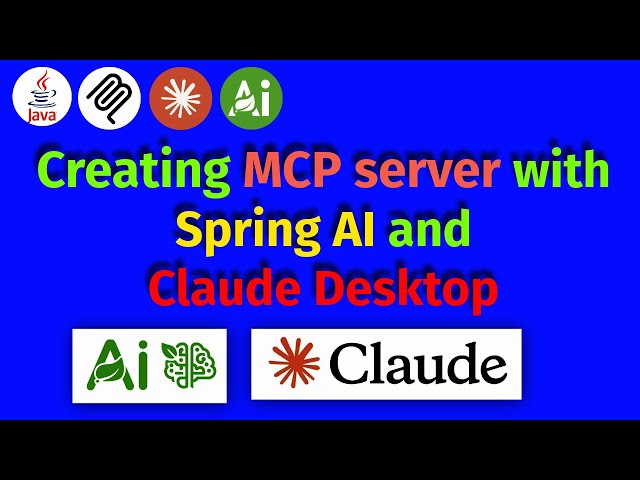 How to Create MCP Server Using Spring AI and Integrate with Claude AI Desktop | Spring AI tutorial