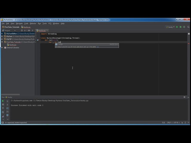 Python Programming Tutorial 34 threading