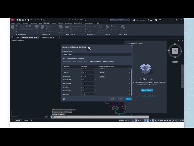 Geometry Cleanup Workflow | AutoCAD 2027