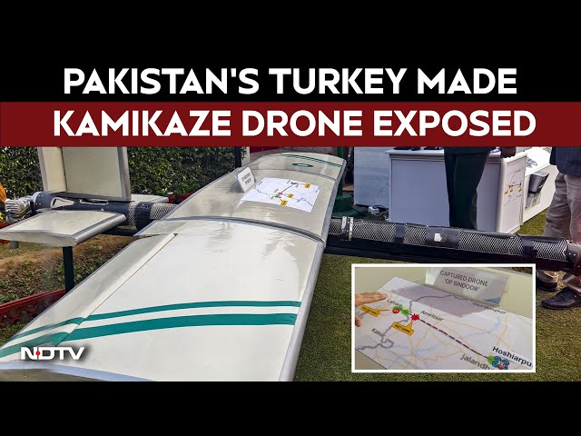 India Displays Pakistan’s Weaponised Drone Shot Down During Operation Sindoor