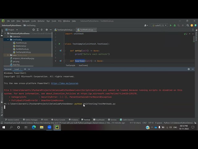 Python With Selenium Part 36: Python UnitTest Framework Method