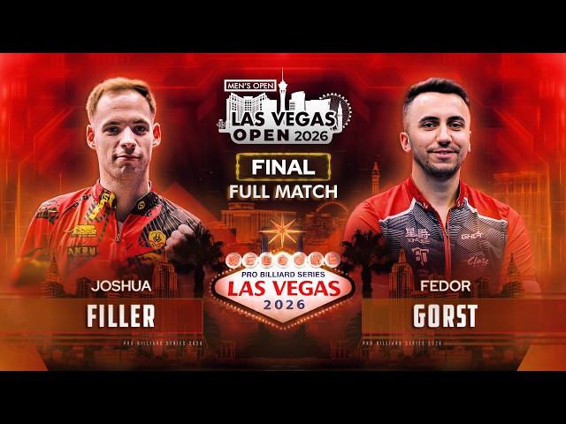 🏆 FINAL ▸ GORST vs FILLER ▸ LAS VEGAS MEN'S OPEN 2026