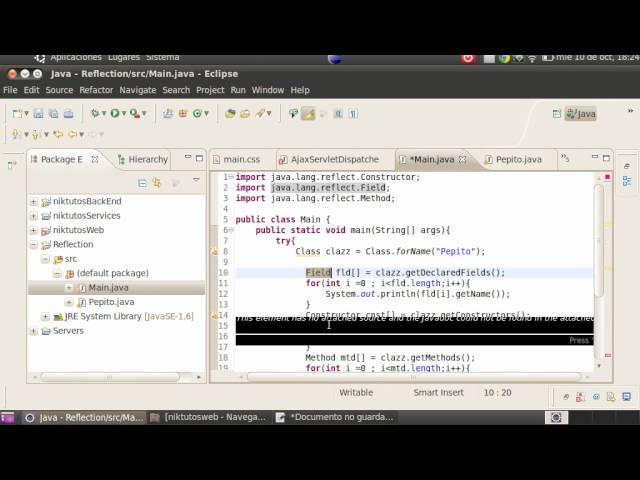 Tutorial Java en Español - Capitulo 62 - Reflection