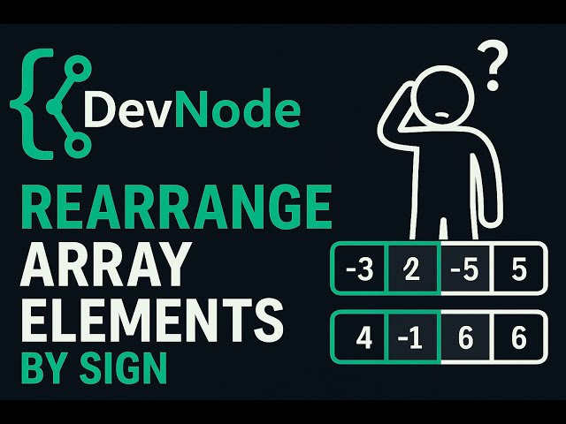 Rearrange Array Elements by Sign | LeetCode 2149 | DSA | LeetCode