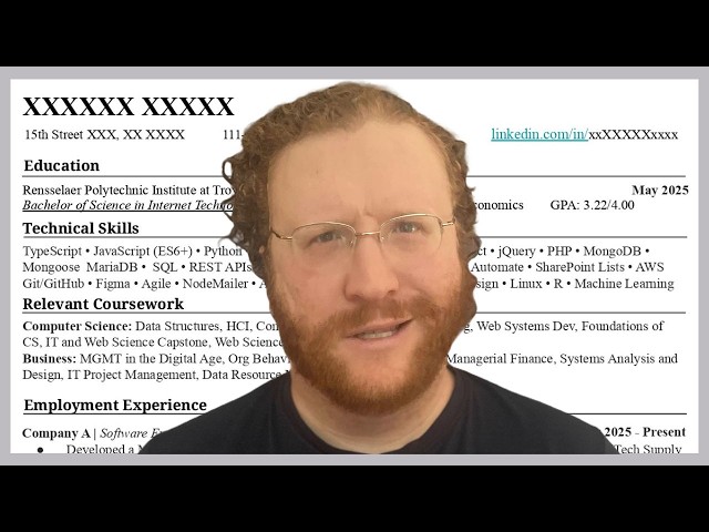 Why New Grad Software Engineers CAN'T Get Interviews | Recruiter Reviews Resumes EP 125