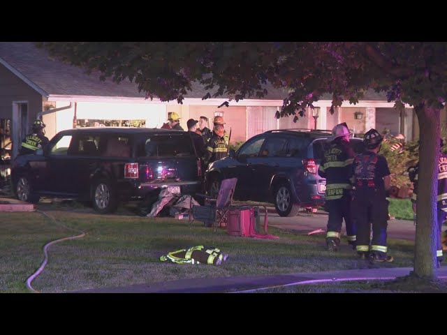 Garage fire on Kaymar Dr.