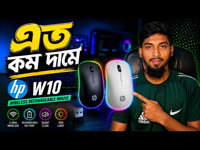 HP W10 Wireless Mouse Review | The Best Rechargeable Mouse at Such a Low Price!