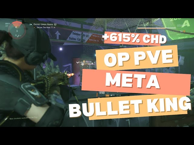 THE DIVISION 2: OP PVE META! ⭐ BEST BULLET KING BUILD (over 615% CHD!) ⭐