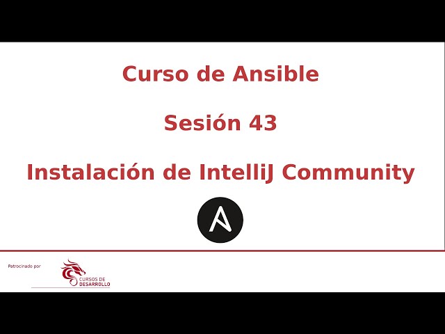 Installing Intellij Community Edition with Ansible #43 Ansible Course - Development Courses