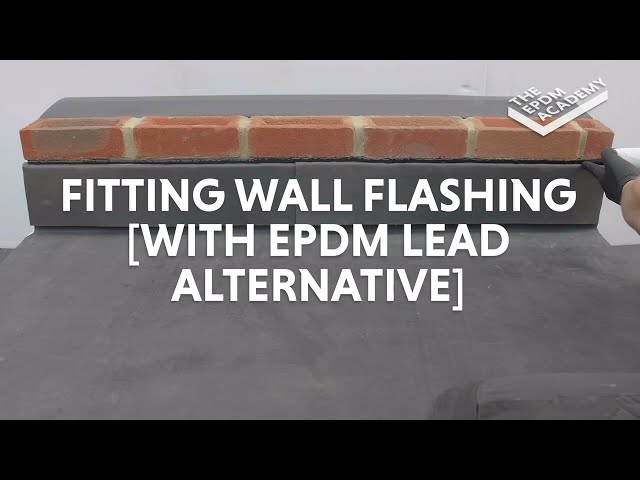 HOW TO FIT AN EPDM WALL FLASHING TRIM - EPDM LEAD ALTERNATIVE - FLEXIPROOF®