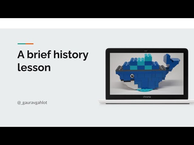 A brief history lesson | Containers | Docker |