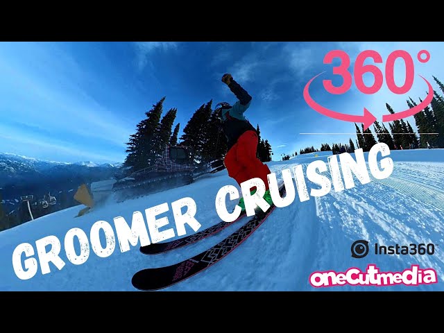360 Cruising at Whistler  Fresh Groomers are Pretty Fun!  onecutmedia