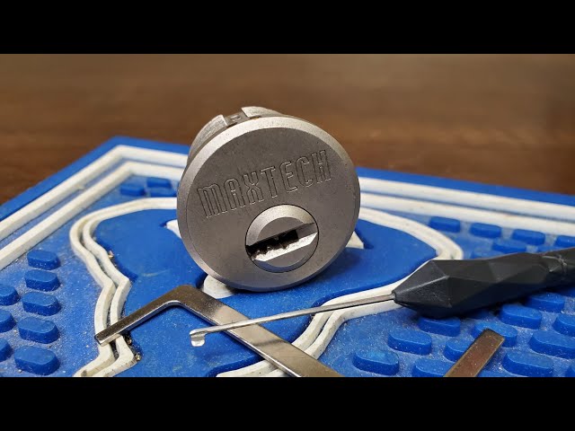Maxtech (Mul-T-Lock Knockoff) Mortise Cylinder Picked & Gutted [11]