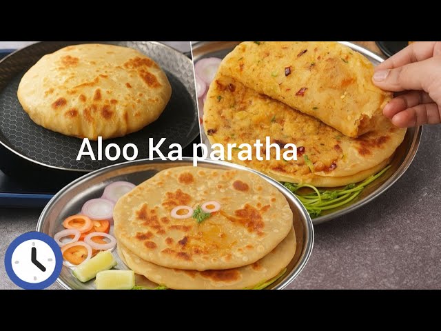 Aloo Lachedar Paratha Recipe | How to Make Aloo Paratha | Potato Paratha Recipe | More food by Bina