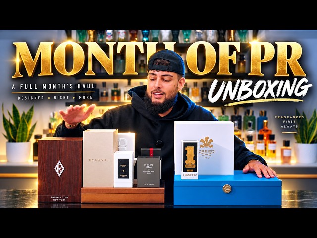Unboxing a MONTH’S Worth of Designer Fragrance PR!