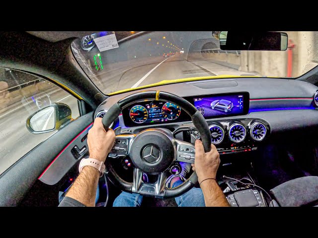 Mercedes AMG A45 S (2.0 4Matic+ 421 hp) | POV Test Drive #2255 Joe Black