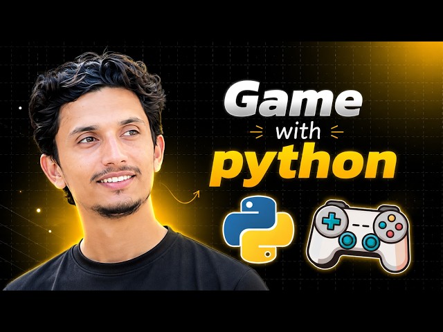 I Made My Own Game Using Python 🤯 | Pygame for beginners