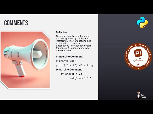 PCEP-018: Python Comments and Docstrings