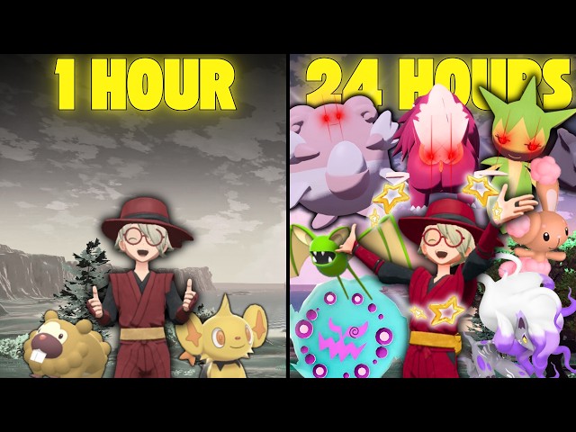 I Spent 24 Hours Shiny Hunting in Pokémon Legends Arceus