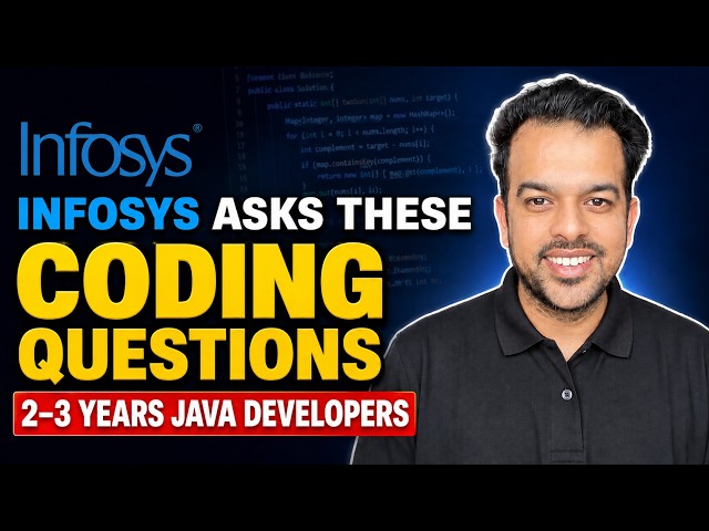 Infosys Coding Interview Questions for Java Developers with 2–3 Years of Experience